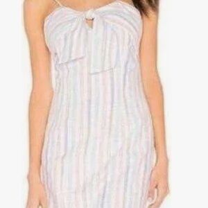 Cupcakes & Cashmere Striped Dress - White and Pink